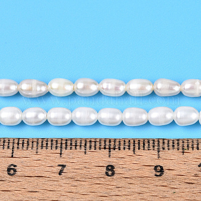 Нити из натурального культивированного пресноводного жемчуга PEAR-N024-03-2AB-01-1