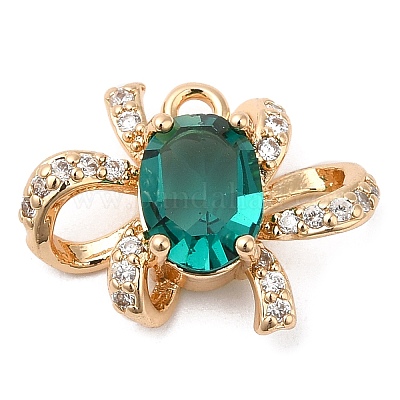 Стеклянные подвески со стразами KK-Q777-09LG-1