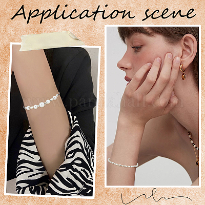 Набор для самостоятельного изготовления браслета из бисера с азбукой Морзе DIY-SC0024-46A-1