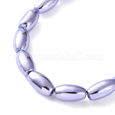 Гальванические нити из синтетических немагнитных гематитовых бусин G-C248-J01-8x12mm-1