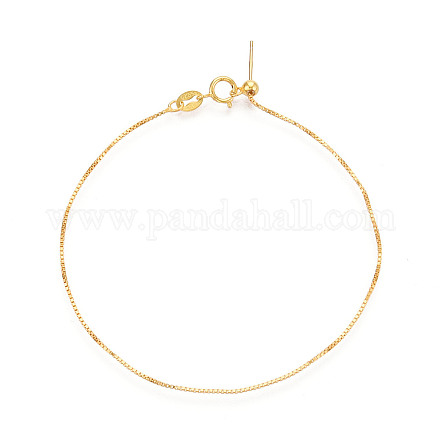 Регулируемые браслеты-слайдеры с 925 цепочкой из стерлингового серебра STER-N016-51G-1