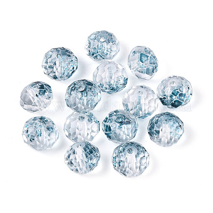 Выпечка расписные прозрачные стеклянные бусины X1-GLAA-N011-10mm-03-1