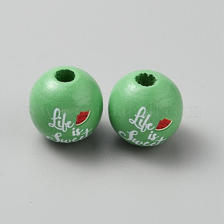 Деревянные бусины WOOD-CJC0012-10D-1