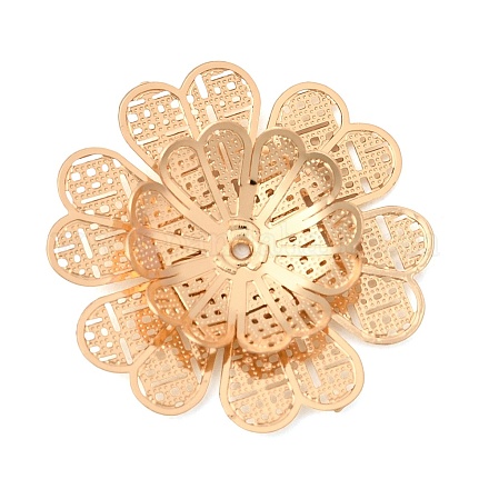 Шапочки и конусы для бусин KK-C167-03C-G-1