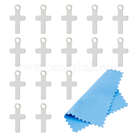 15 шт. 925 серебряные крестообразные цепочки-удлинители STER-DC0001-56-1