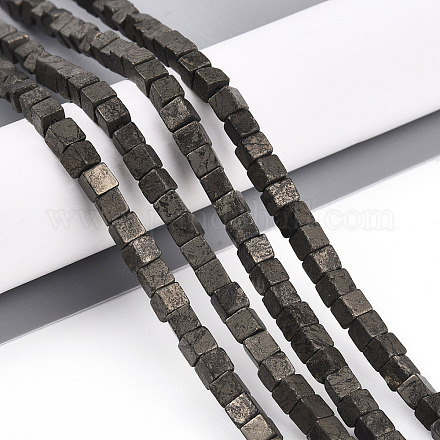 Природного пирита бисер нитей G-T140-37B-1