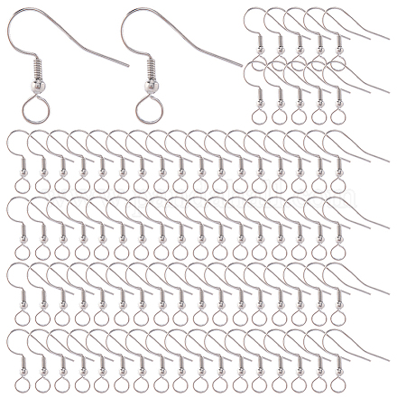 100 шт. крючки для сережек из нержавеющей стали 304 STAS-SC0010-42P-1