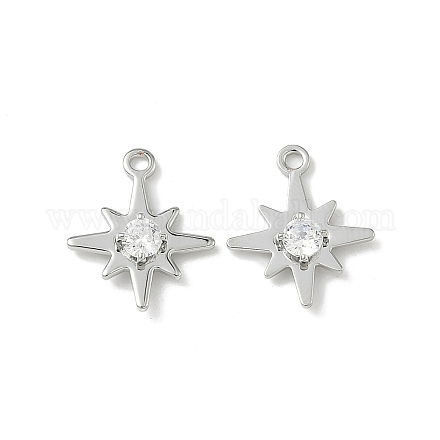 Латунные микро проложить кубического циркония подвески KK-Z136-43B-P-1