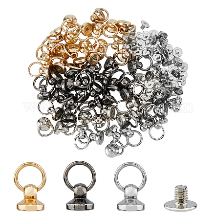 60 комплект 3-х цветных заклепок из сплава и железа FIND-DC0004-48-1