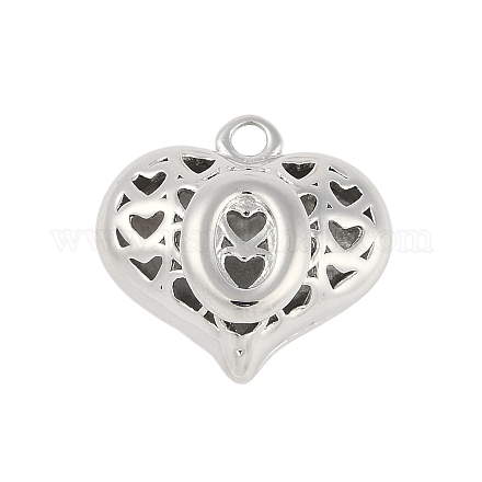 Полые латунные подвески на день святого валентина KK-M289-03O-P-1