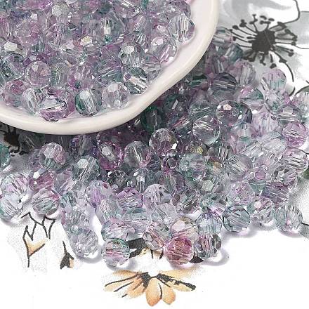 Прозрачные цвета стеклянные круглые бусины SEED-F006-04A-07-1