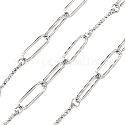 Овальные звенья цепи из нержавеющей стали 304 CHS-H117-16P-1