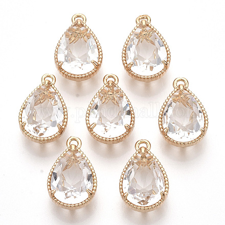 Прозрачные стеклянные подвески GLAA-R212-11D-1