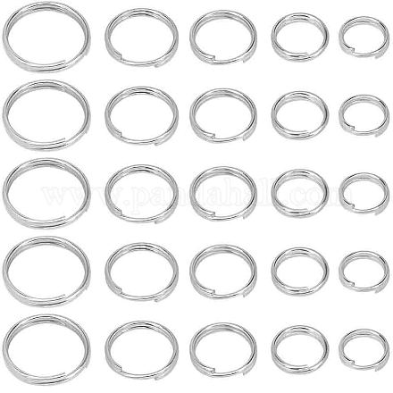 500 шт. 5 стиля разъемных колец из нержавеющей стали 304 STAS-SP0001-65-1
