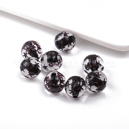 Прозрачные акриловые бусины&nbsp;LS-PW-WG13D30-09-1