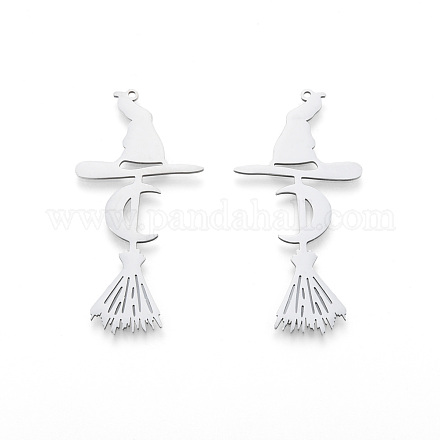 Не тускнеющие большие подвески из нержавеющей стали на Хэллоуин 201 STAS-N090-LA984-1-1