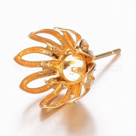 201 закрепка для сережек-гвоздиков из нержавеющей стали STAS-G073-63G-1