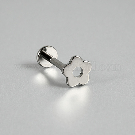 F-136 титановый сплав губные серьги без резьбы FS-WGEB417-01-1