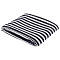 Polyester Stripe Fabric, Clothing Accessories, Black, 1500mm, 3m/pc