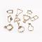 Rack Plating Alloy Open Back Bezel Pendants, For DIY UV Resin, Epoxy Resin, Pressed Flower Jewelry, Mixed Shapes, Antique Bronze, 22~45x18~40x3.5~3.8mm, Hole: 2.8~3mm, 10pcs/set