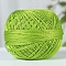Cotton Fibers Knitting Yarn, for Garments Scarves Sweater Shawl Hats, Lawn Green, 50g/skein, about 317.15 Yards(290m)/Skein