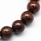 Natural Brecciated Jasper Round Beads Strands, 6.5mm, Hole: 1mm, about 63pcs/strand, 15.5 inch