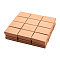 Cardboard Jewelry Set Box, for Ring, Necklace, Rectangle, Tan, 8x5x2.5cm