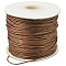Korean Waxed Polyester Cord, Bead Cord, Sienna, 1.2mm, about 185yards/roll