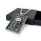 Men's Stainless Steel Punk Skull Pendant Hip Hop Necklaces, Stainless Steel Color