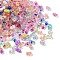 Glass Seed Beads, Peanut, Mixed Color, 4~6.5x3~4x2.5~3mm, Hole: 0.8~1.4mm