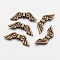 Tibetan Style Alloy Beads, Lead Free & Cadmium Free, Antique Bronze Color, Wings, 21x7.5mm, Hole: 1mm
