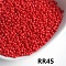 Opaque 11/0 Glass Seed Beads, Round, FireBrick, 11/0, 2mm, Hole: 0.8mm, about 660pcs/10g