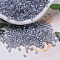MIYUKI Delica Beads, Cylinder, Japanese Seed Beads, 11/0, (DB0242) Silver Gray Ceylon, 1.3x1.6mm, Hole: 0.8mm, about 10000pcs/bag, 50g/bag