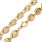 201 Stainless Steel Chain Necklaces, Real 18K Gold Plated, 24.29 inch(61.7cm)
