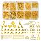 DIY Alloy & Iron Jewelry Making Findings Kit, Golden, 12x6mm, Hole: 1.2mm