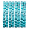 1 Strand Synthetic Turquoise Dyed Beads Strands, Green, Cuboid, 8.5~11x7.5~9x7.5~9mm, Hole: 1.2mm, about 20pcs/strand, 7.72~8.74 inch(19.6~22.2cm)