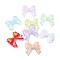 Imitation Jelly Acrylic Beads, Bowknot, Mixed Color, 32x36.5x11.5mm, Hole: 2.8mm