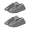 Polyester Silent Non-slip Shoe Covers, Dark Gray, 305x140x5mm