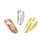Rack Plating Brass Pendants, Mixed Color, 29x10x6mm, Hole: 1mm