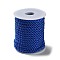 Nylon Twisted Round Cord, for Bag Strap Making, Medium Blue, 5~5.5mm, about 10.94 Yards(10m)/Roll