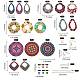 Комплекты для изготовления сережек DIY-SZ0008-22-7