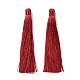 Нейлон кисточки большие украшения кулон&nbsp;HJEW-G010-B02-2