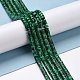 Нити синтетических бусин из малахита G-P468-15-2