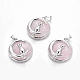 Кулоны для котят из розового кварца G-J386-B09-1