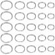 500 шт. 5 стиля разъемных колец из нержавеющей стали 304 STAS-SP0001-65-1