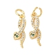 Латунные микро проложить кубического циркония подвески KK-U056-48G-1