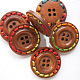 Круглыми 4-holebuttons с красочными нить завернуты NNA0Z51-1