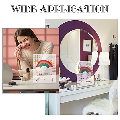 Акриловая подставка для серег&nbsp;EDIS-WH0021-40P-01