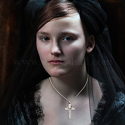 Ожерелье из урны с прахом из нержавеющей стали NJEW-CN0001-06P