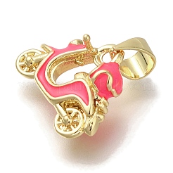 Подвески из латуни с эмалью в стойку KK-I720-16G-02